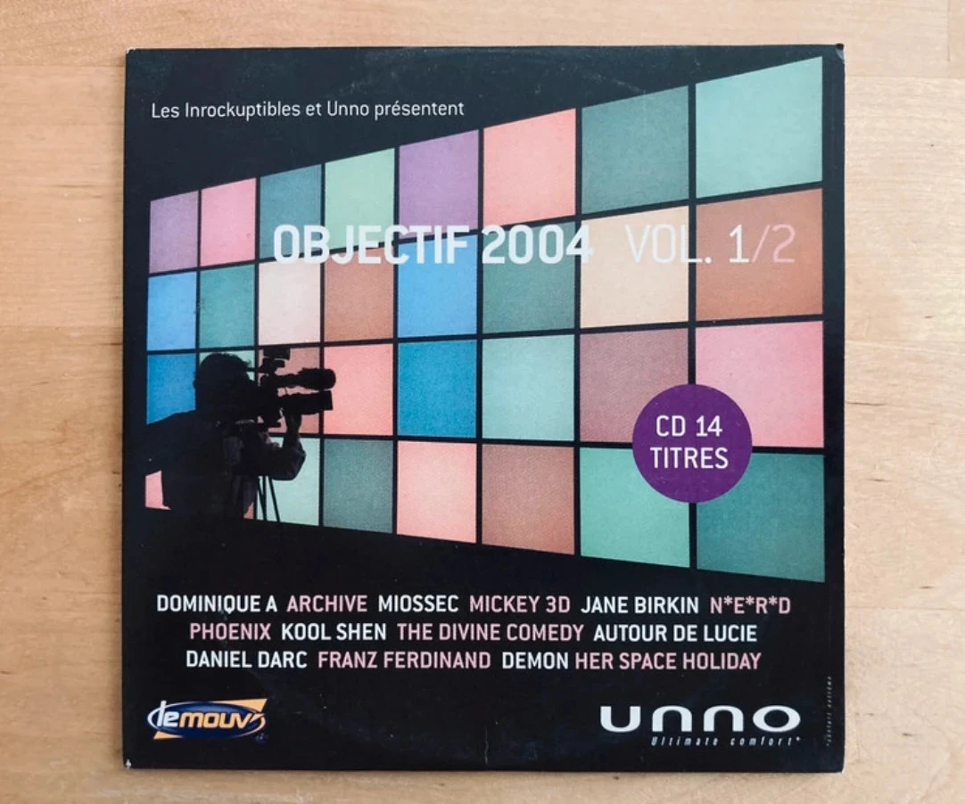 CD sampler Les Inrocks objectif 2004 vol 1.